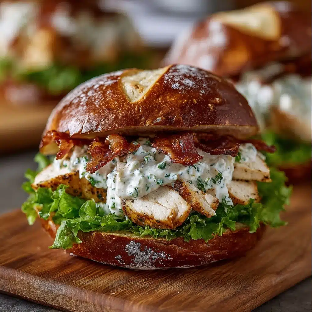Chopped Chicken Bacon Ranch Sandwich Recipe - Recipe Image