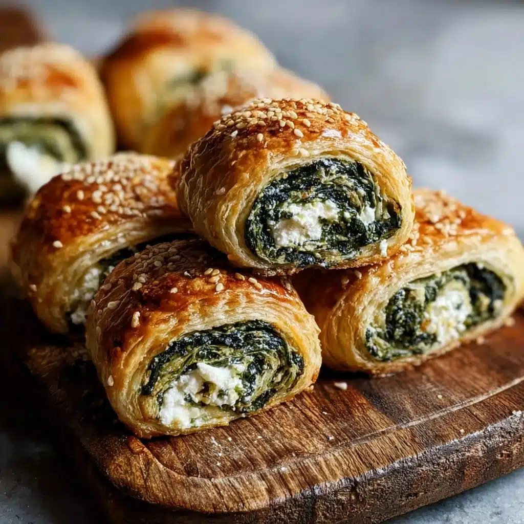 Spinach and Ricotta Rolls Recipe - Recipe Image