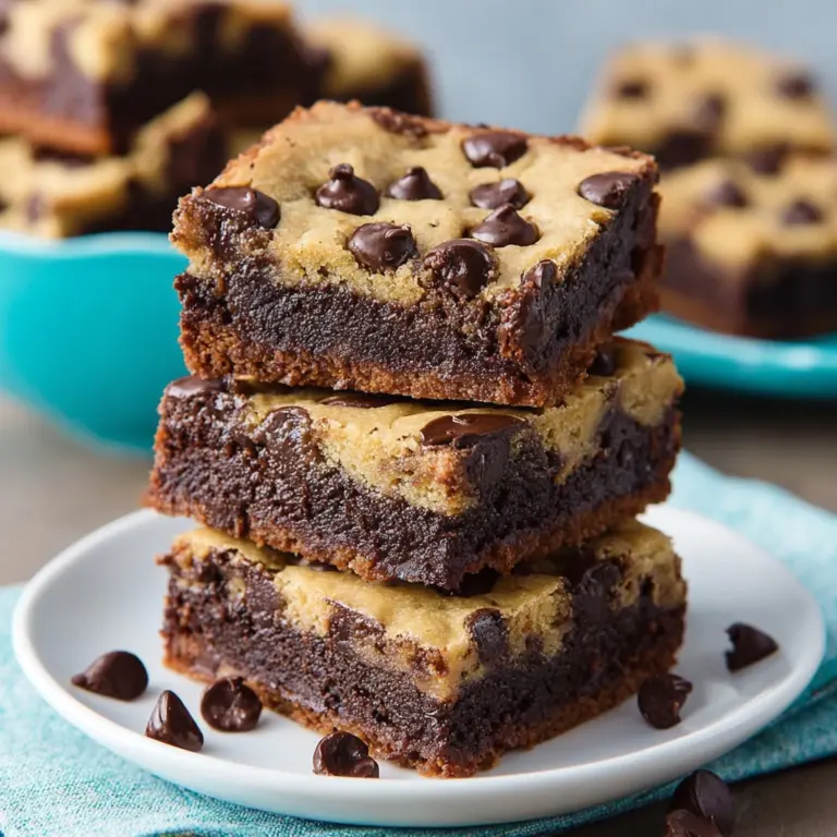 Chocolate Chip Cookie Brownies Recipe