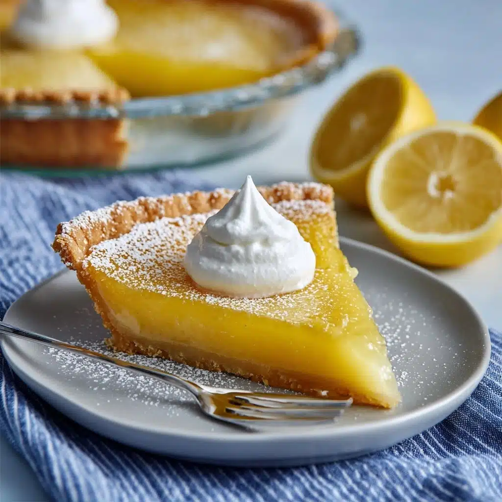 Impossible Lemon Pie Recipe - Recipe Image