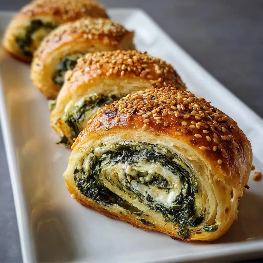 Spinach and Ricotta Rolls Recipe - Recipe Image