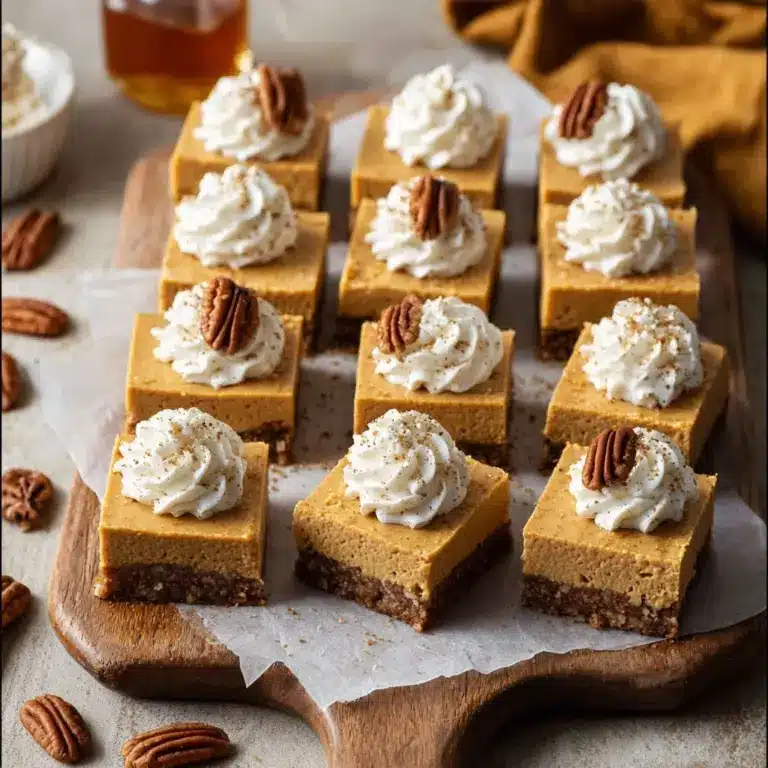 Pumpkin Cheesecake Bars Recipe