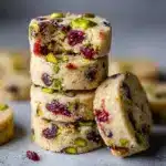 Cranberry Pistachio Shortbread Recipe