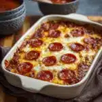 Pizza Style Cottage Cheese Bake Recipe
