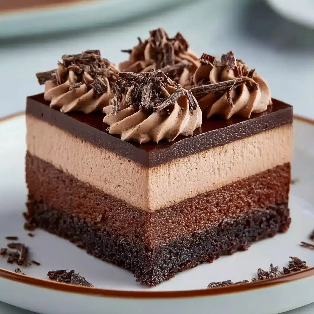 Chocolate Mousse Brownies Recipe - Recipe Image