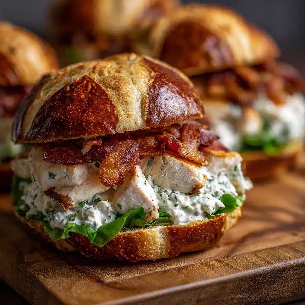 Chopped Chicken Bacon Ranch Sandwich Recipe - Recipe Image