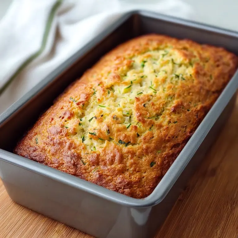 Green Onion Zucchini Cheddar Quick Bread Recipe