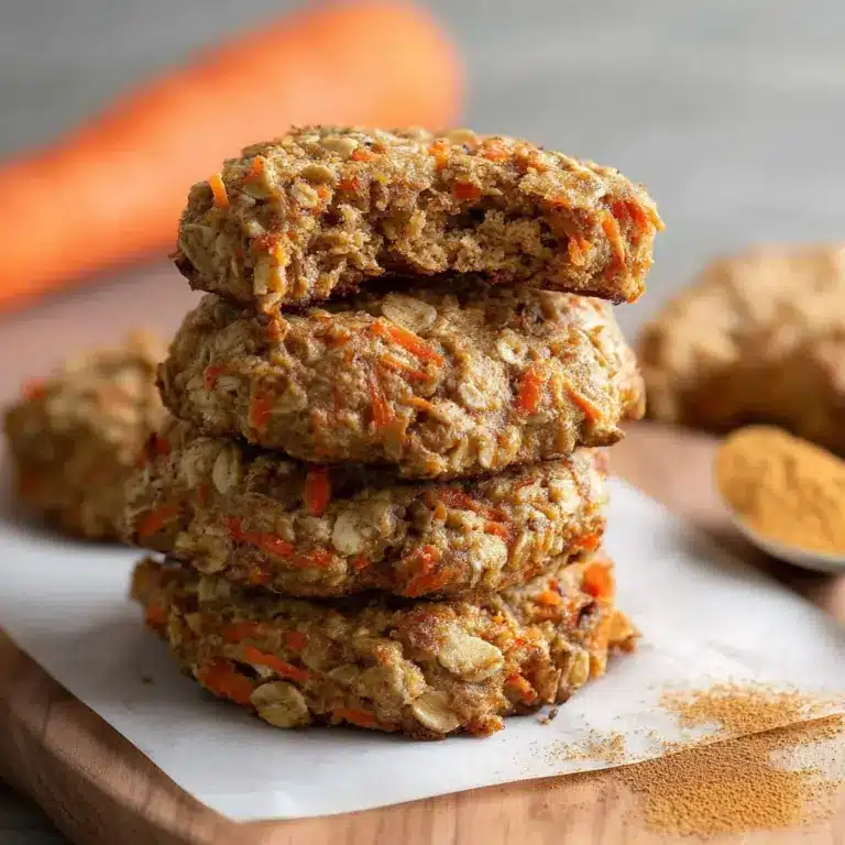 Healthy Carrot Cake Oatmeal Cookies Recipe