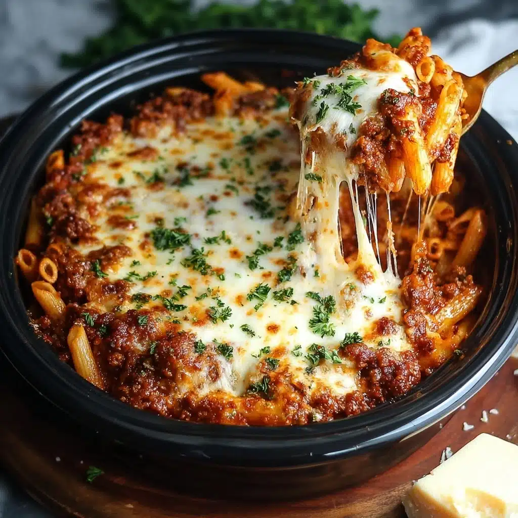 Slow Cooker Baked Ziti Recipe - Recipe Image