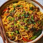 Simple Asian Ground Beef Noodles Recipe Ready in Minutes Recipe