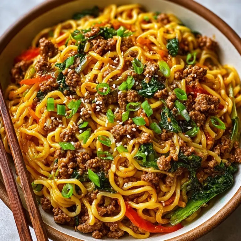 Simple Asian Ground Beef Noodles Recipe Ready in Minutes Recipe