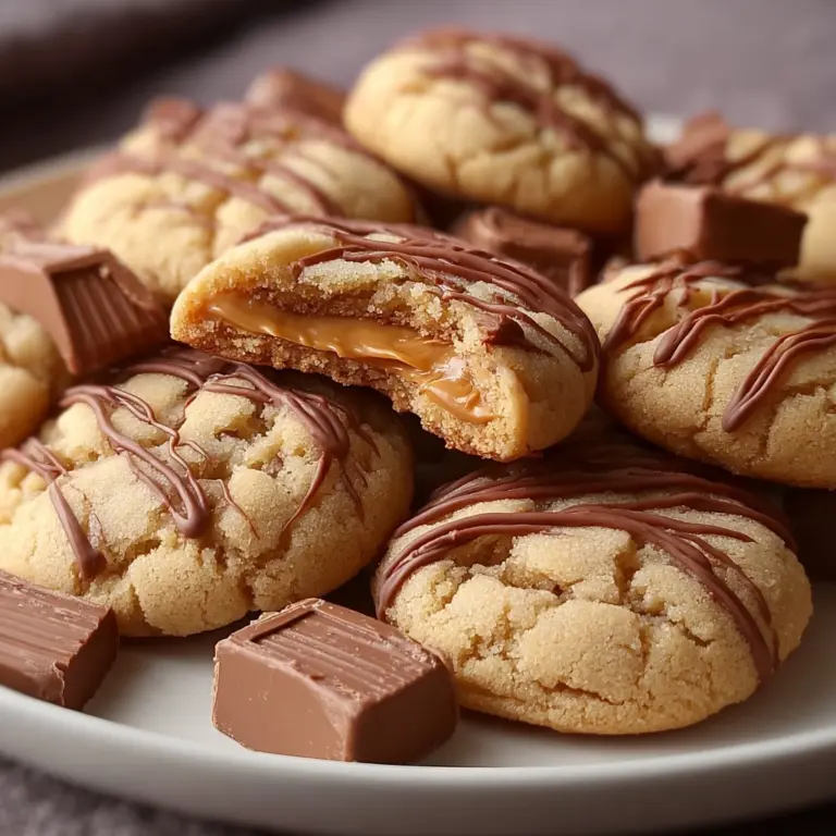 Snickers Peanut Butter Cookies Recipe