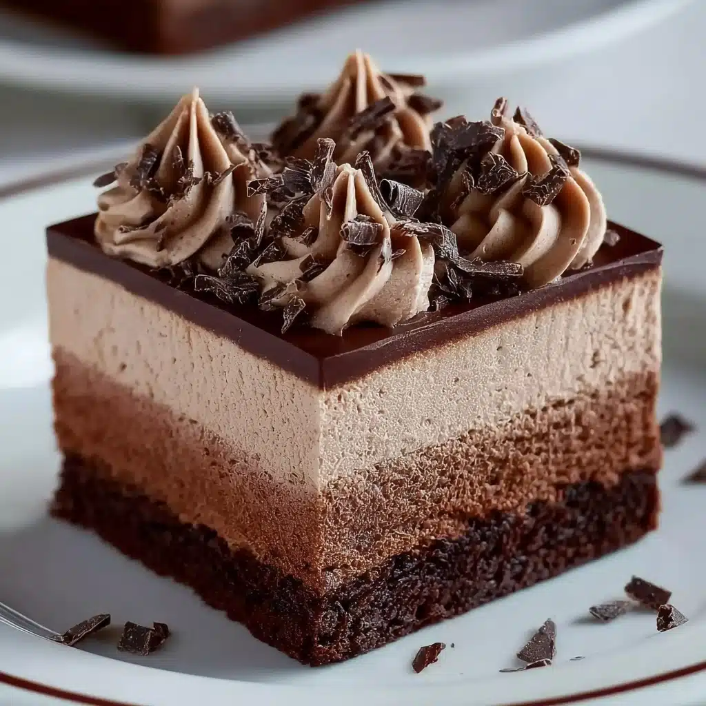 Chocolate Mousse Brownies Recipe - Recipe Image