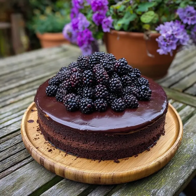 Blackberry Velvet Gothic Cake Recipe