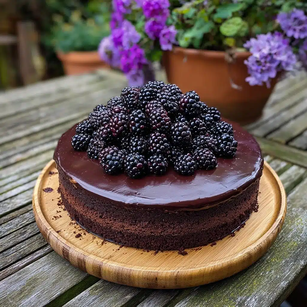 Blackberry Velvet Gothic Cake Recipe - Recipe Image