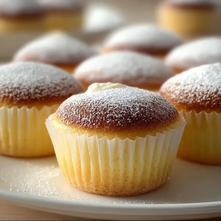 Fluffy Japanese Cotton Cheesecake Cupcakes Recipe