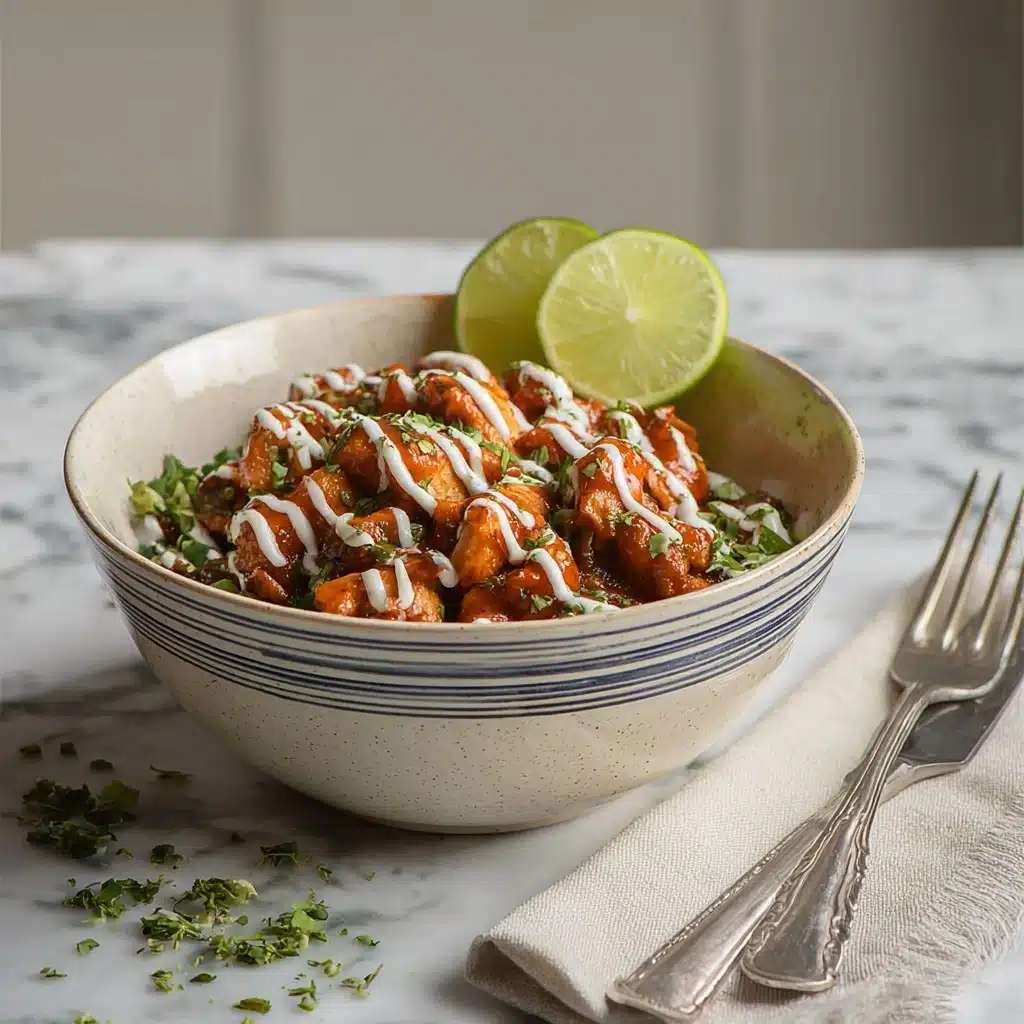 Sweet Chili Chicken Bowl with Coconut Lime Drizzle Recipe - Recipe Image