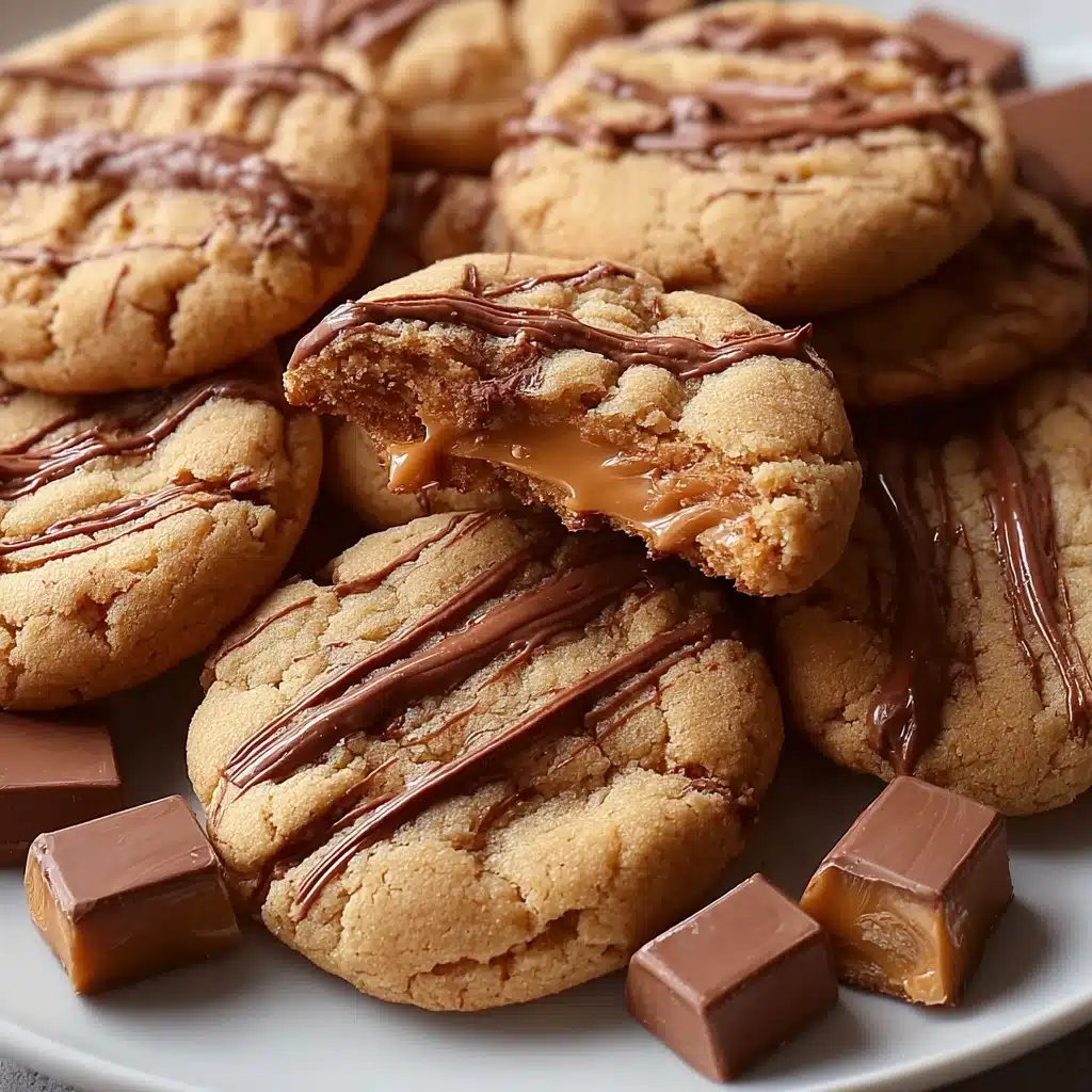 Snickers Peanut Butter Cookies Recipe - Recipe Image