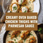 Creamy Oven Baked Chicken Thighs Recipe