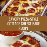 Pizza Style Cottage Cheese Bake Recipe