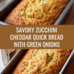 Green Onion Zucchini Cheddar Quick Bread Recipe