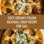 Creamy Italian Meatball Soup Recipe