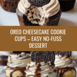 Oreo Cheesecake Cookie Cups Recipe