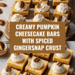 Pumpkin Cheesecake Bars Recipe
