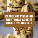 Cranberry Pistachio Shortbread Recipe