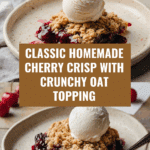 Homemade Cherry Crisp Recipe