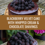 Blackberry Velvet Gothic Cake Recipe