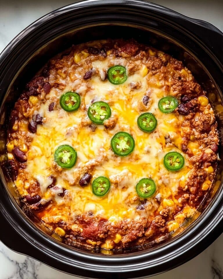 Slow Cooker Taco Casserole Recipe