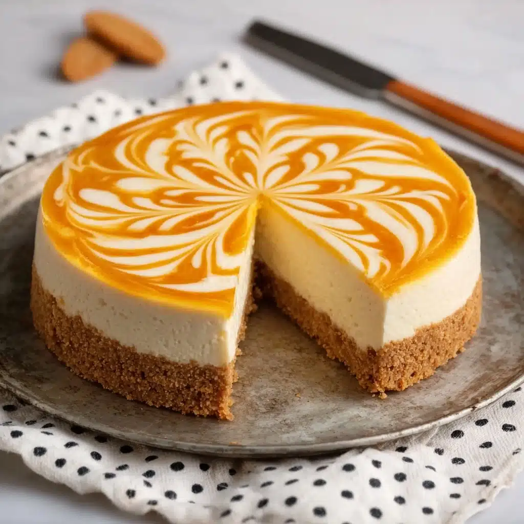 Pumpkin Swirl Cheesecake Recipe Card Recipe - Recipe Image