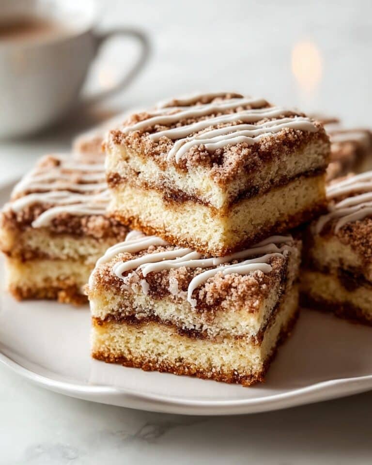 Classic Coffee Cake with Cinnamon Streusel and Vanilla Glaze Recipe