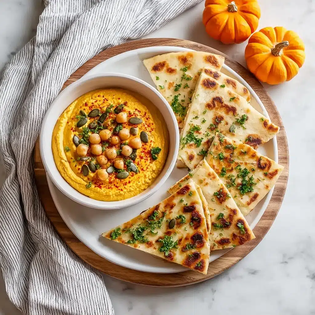 The BEST Pumpkin Hummus Recipe - Recipe Image