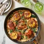 One Pot Lemon Chicken and Orzo Recipe