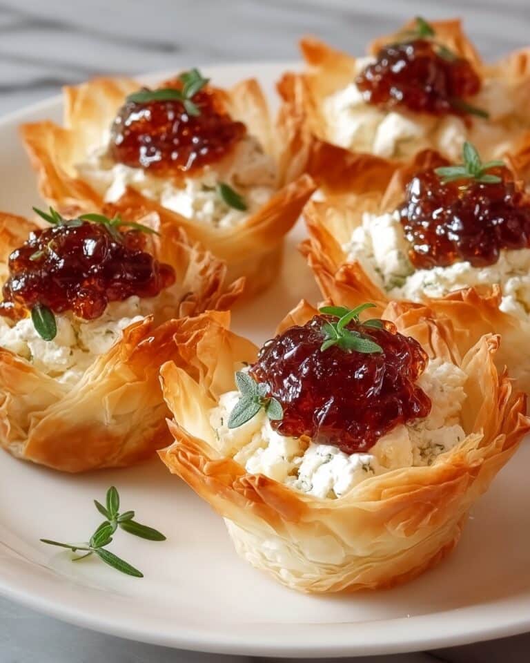 Quick Pepper Jelly Cream Cheese Appetizer Dip and Bites Recipe