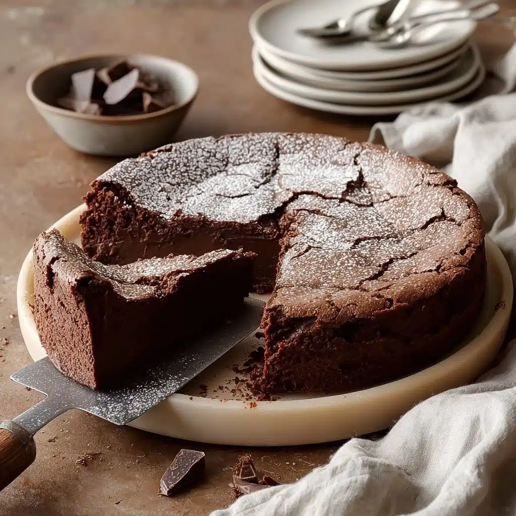 Rich Chocolate Torte with Almond Flour Recipe - Recipe Image