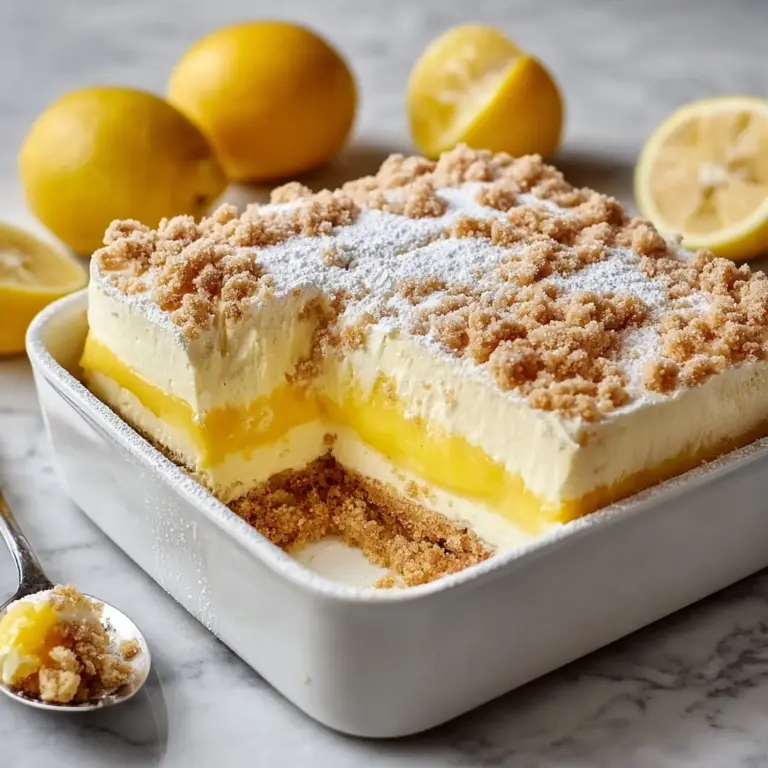 Lemon Cream Cheese Dump Cake Recipe