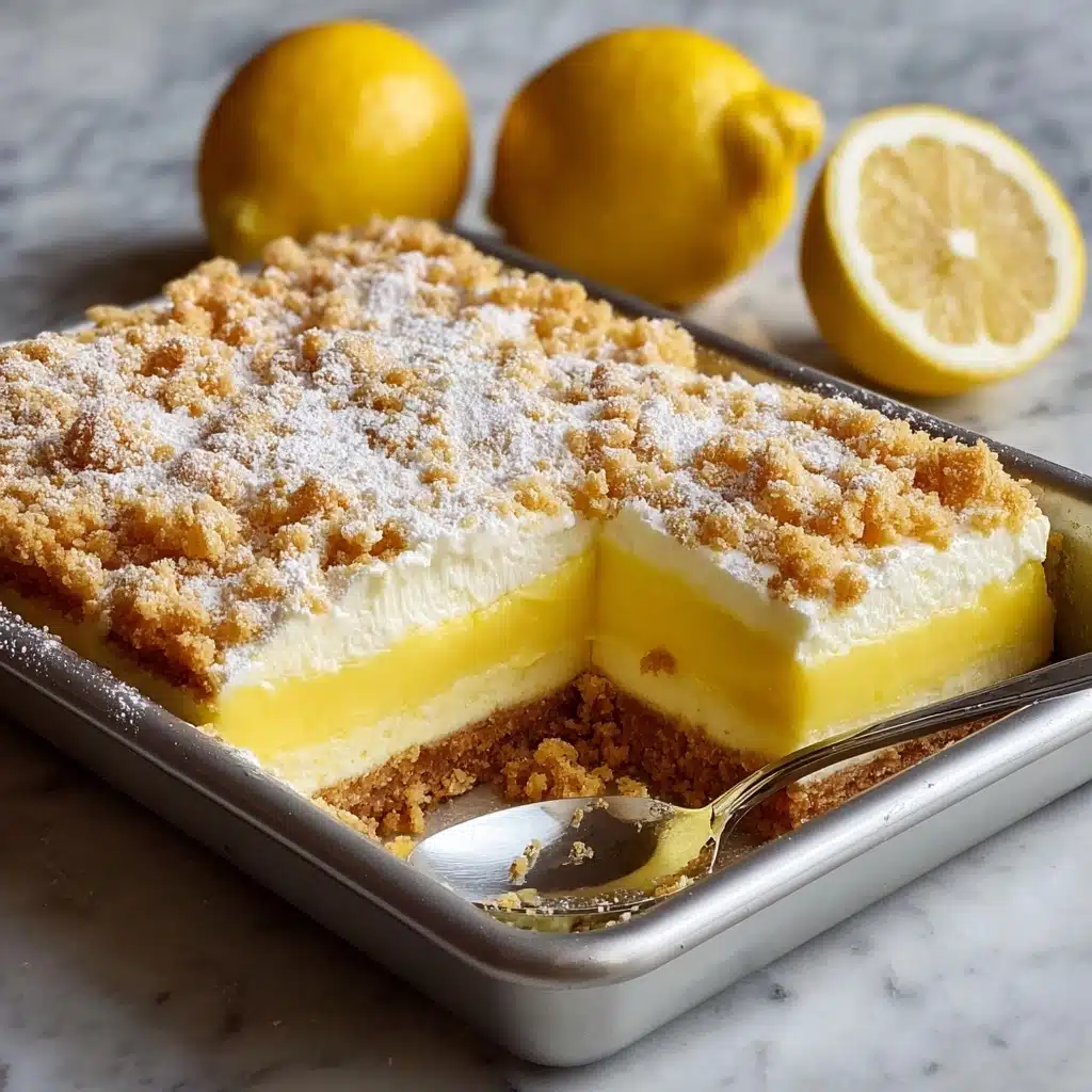 Lemon Cream Cheese Dump Cake Recipe - Recipe Image