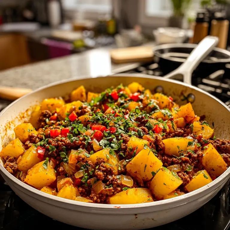 Mexican Picadillo con Papas Recipe