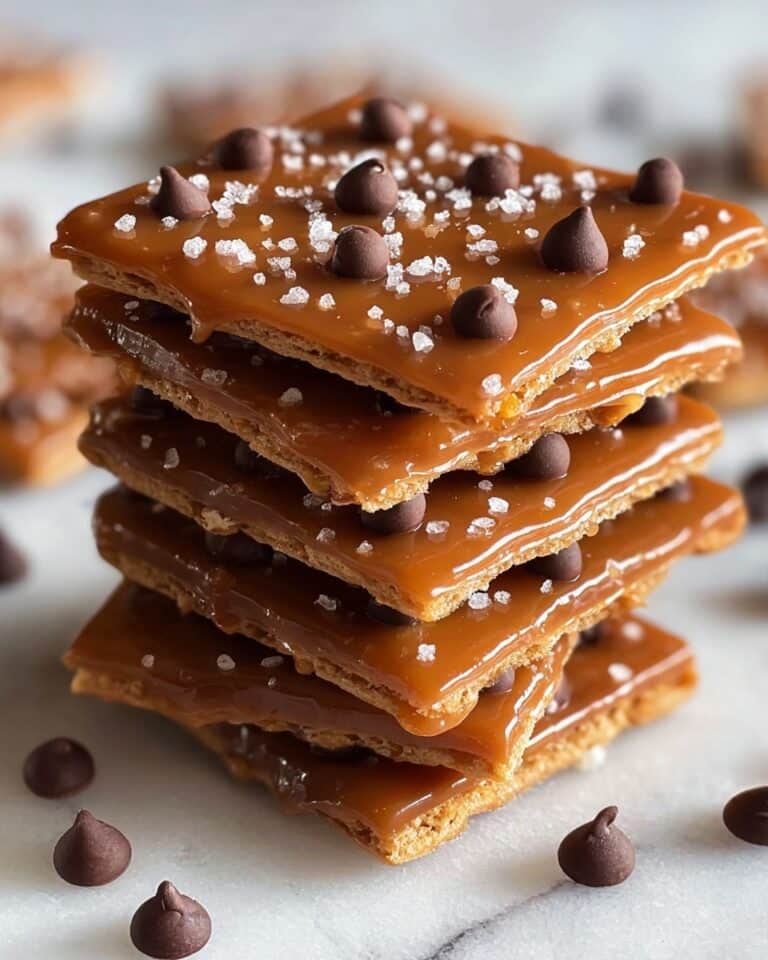 Quick Homemade Graham Cracker Toffee Treats Recipe