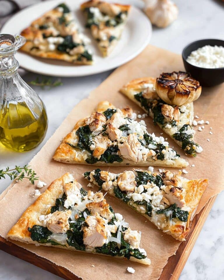 Greek Chicken Flatbread with Homemade Tzatziki Recipe