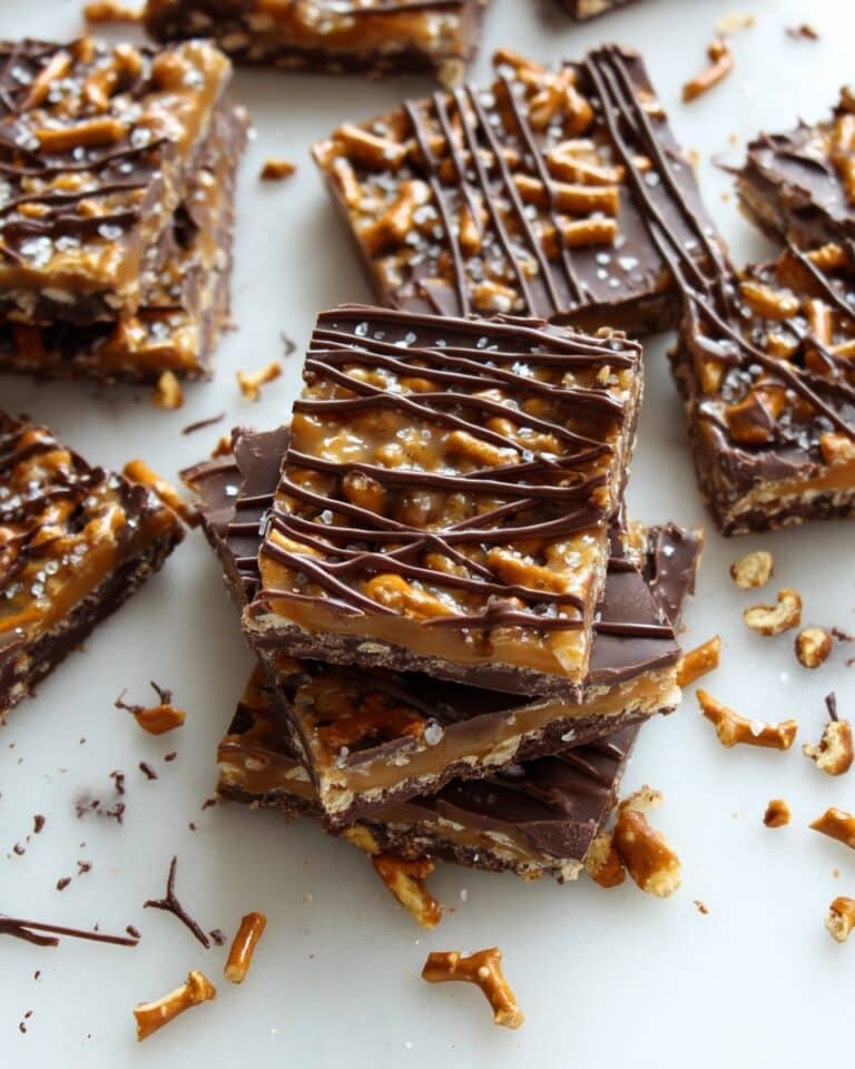 Salted Caramel Pretzel Bark Recipe