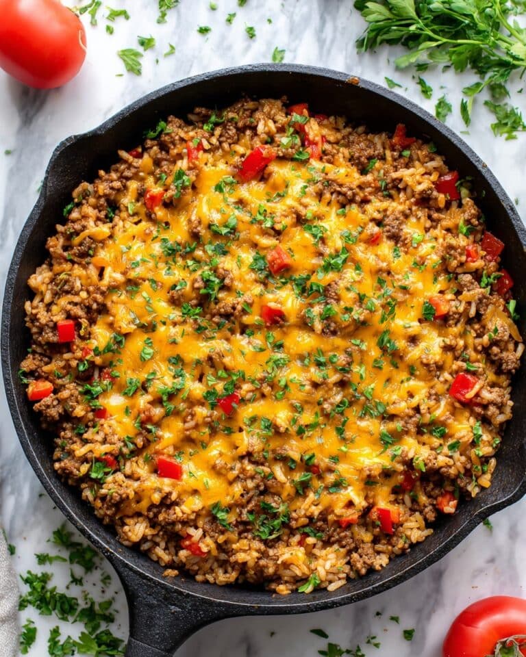 One Pot Unstuffed Pepper Skillet Recipe