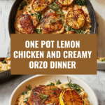 One Pot Lemon Chicken and Orzo Recipe