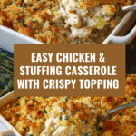Easy Chicken & Stuffing Casserole Recipe