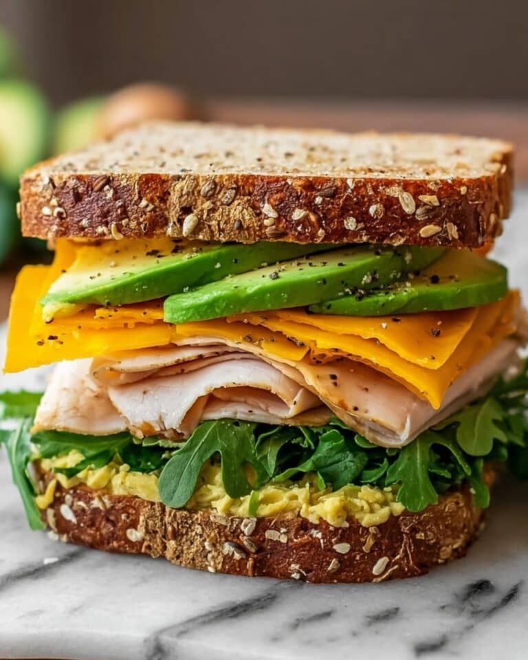 Honey Mustard Turkey Avocado Sandwich Recipe
