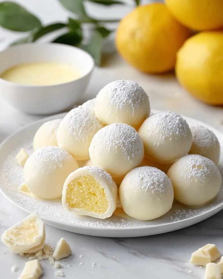 Creamy Lemon Truffles Recipe