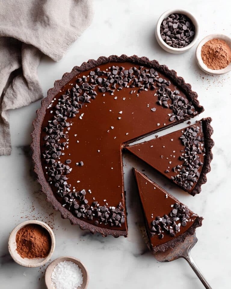 No-Bake Vegan Chocolate Tart Recipe